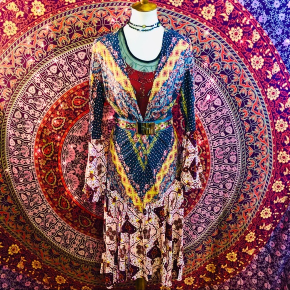 BOHO FLORAL MIX KIMONO/ DUSTER - Picture 3 of 6